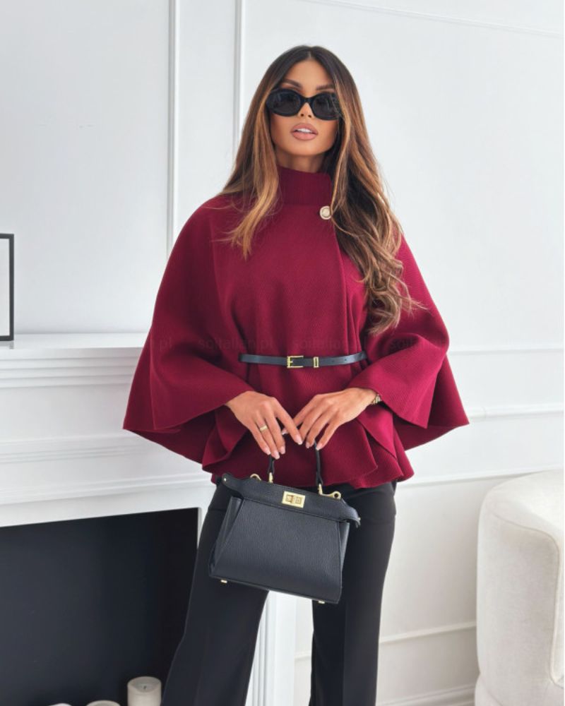 LORETTA™ | Elegant Cape Coat