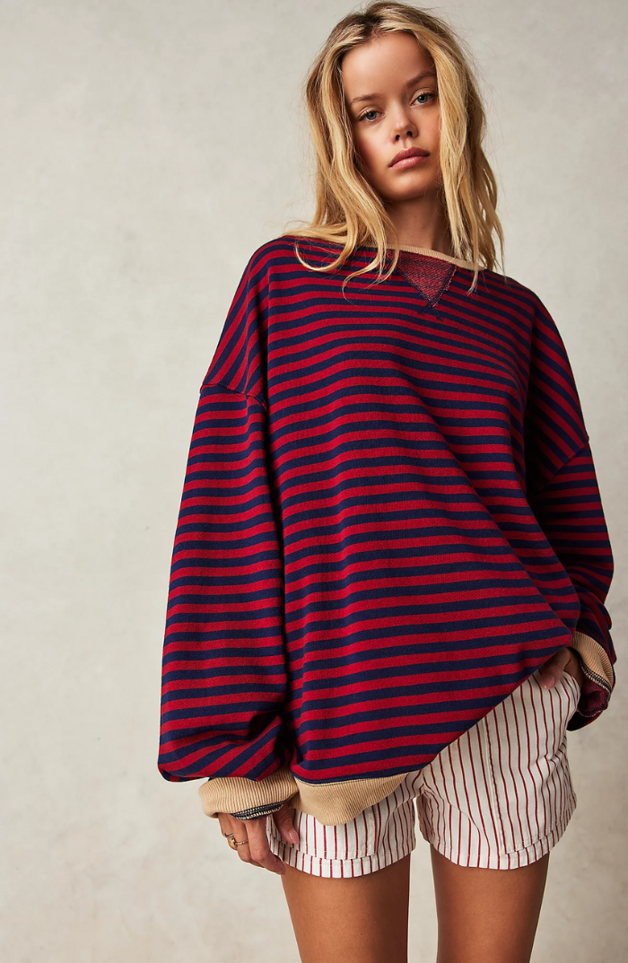 MAGALIE™ | Striped Oversized Sweater