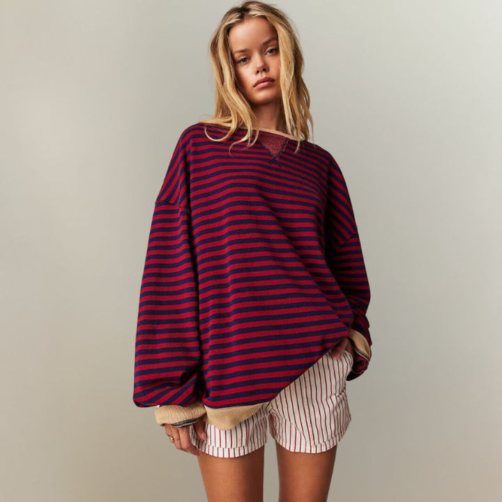 MAGALIE™ | Striped Oversized Sweater