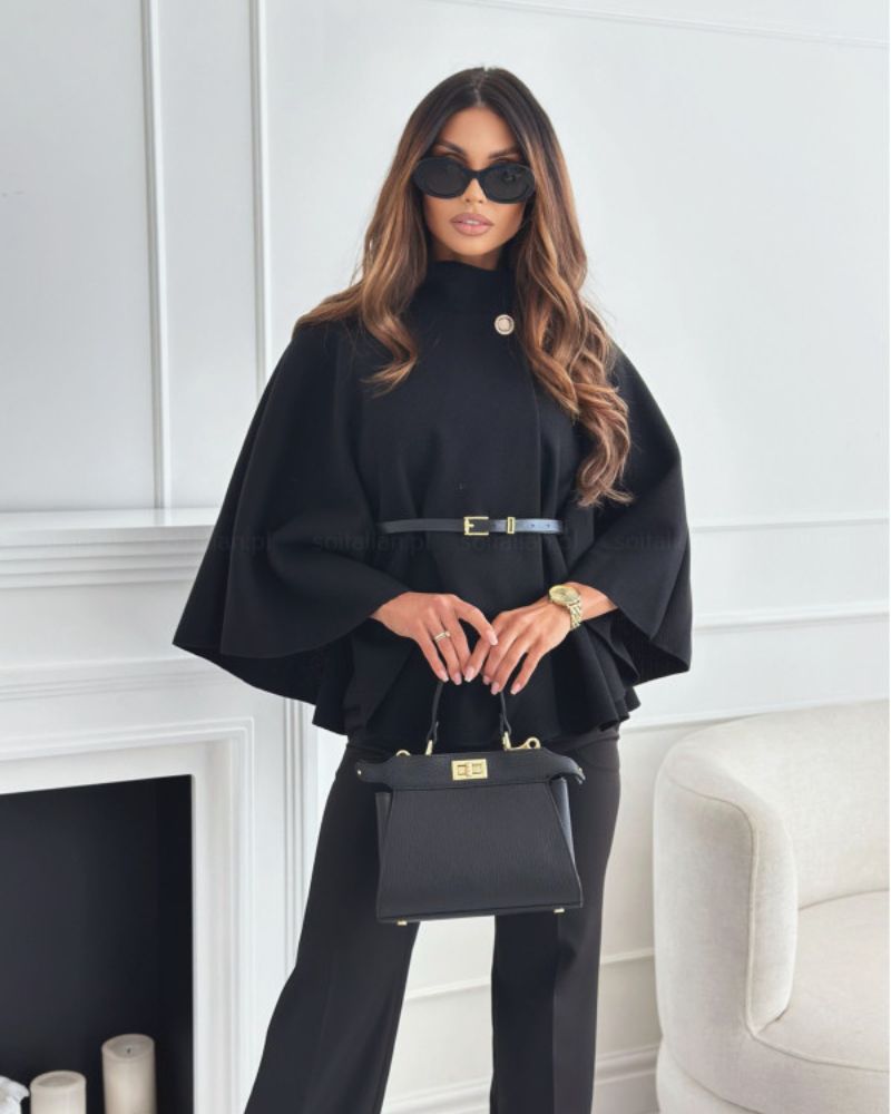 LORETTA™ | Elegant Cape Coat