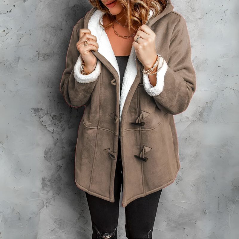 SHELVY™ | Plush Hooded Coat