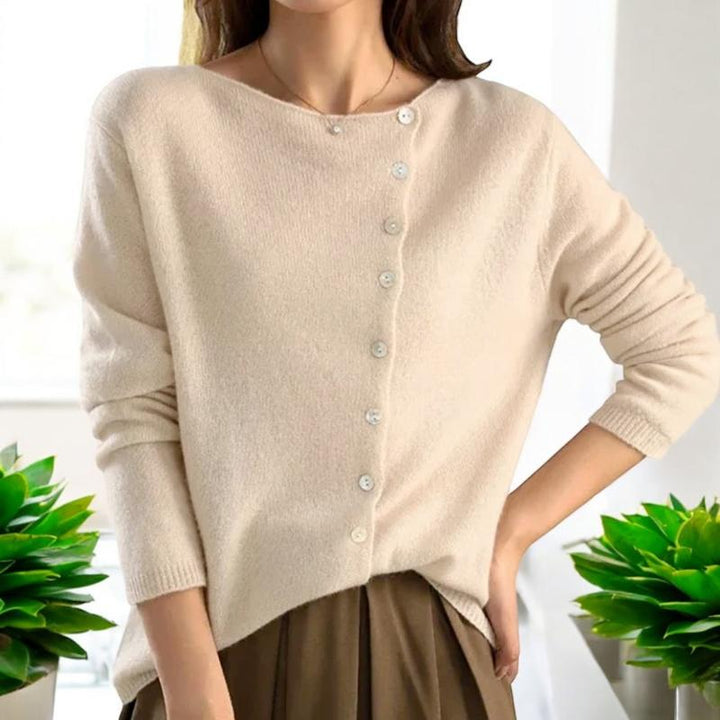 ELISA™ | Chic Button Sweater