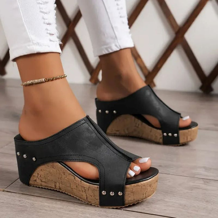 DONA™ | Premium wedge sandals