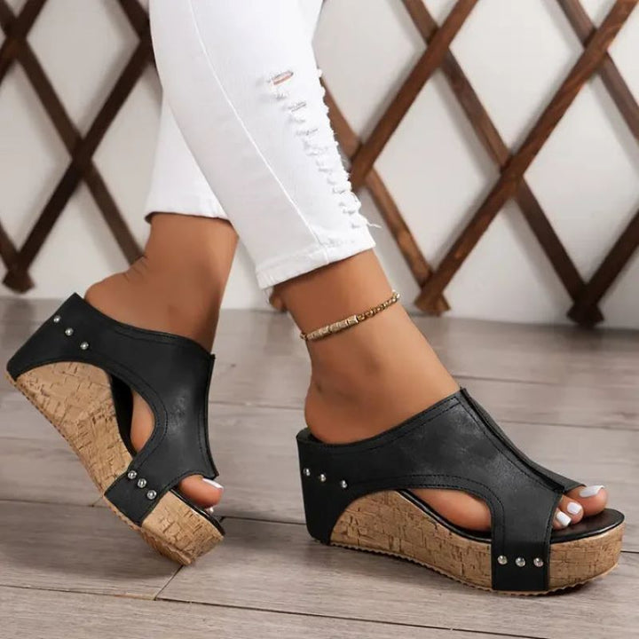 DONA™ | Premium wedge sandals