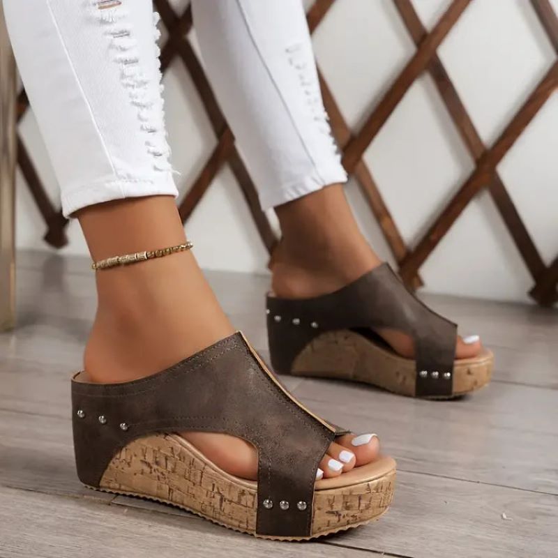 DONA™ | Premium wedge sandals