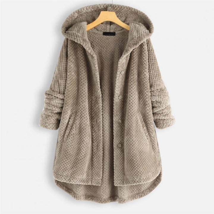 CATHARINA™ | Cozy Hooded Plush Coat