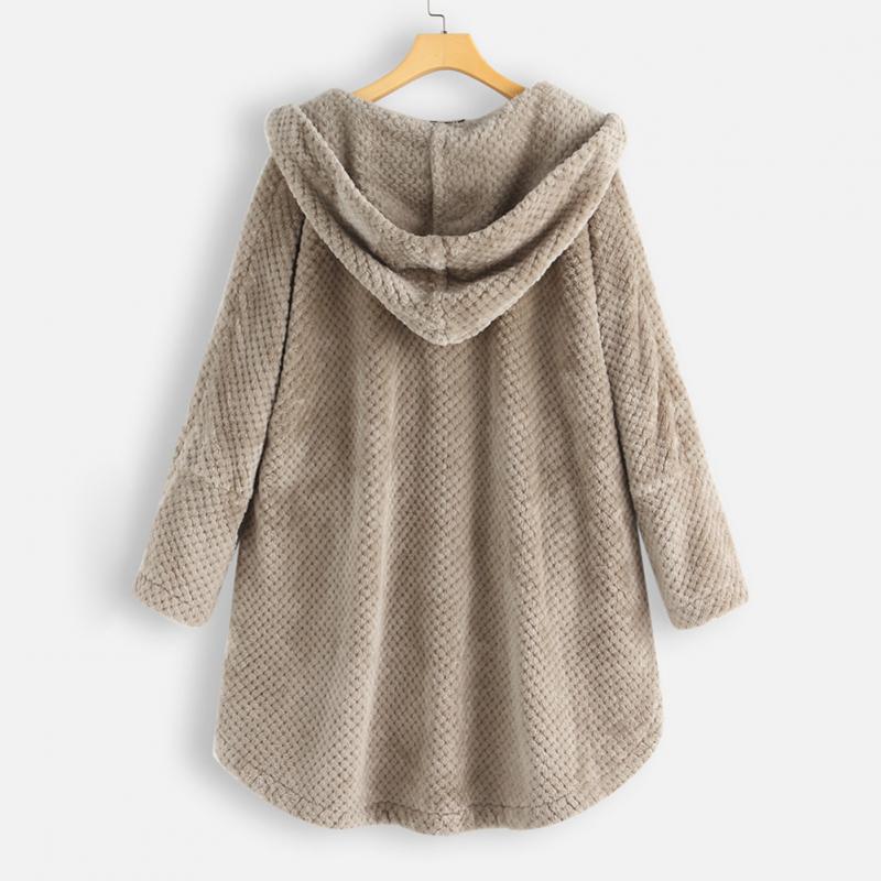 CATHARINA™ | Cozy Hooded Plush Coat