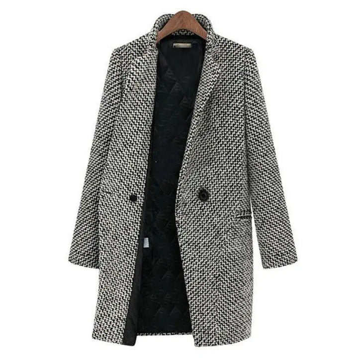 HELENA™ | Timeless Checkered Coat