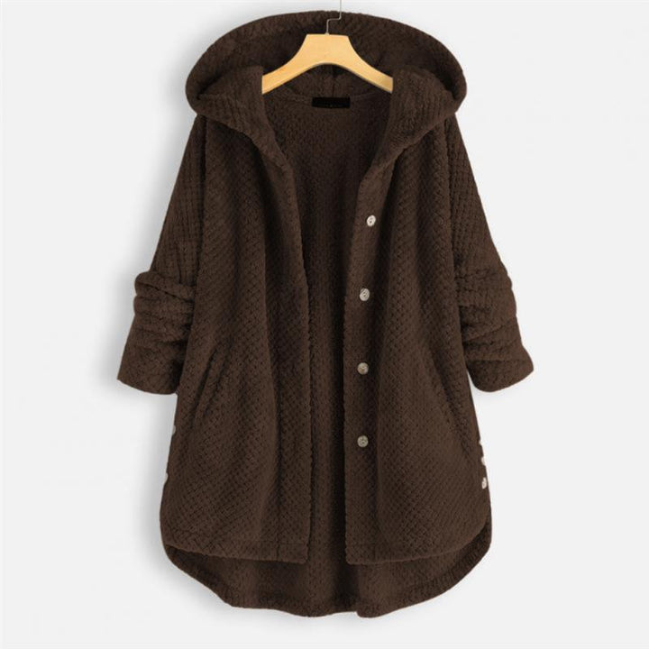 CATHARINA™ | Cozy Hooded Plush Coat