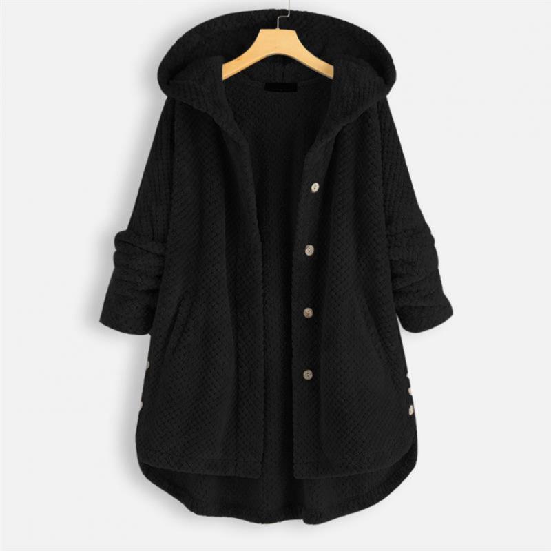 CATHARINA™ | Cozy Hooded Plush Coat