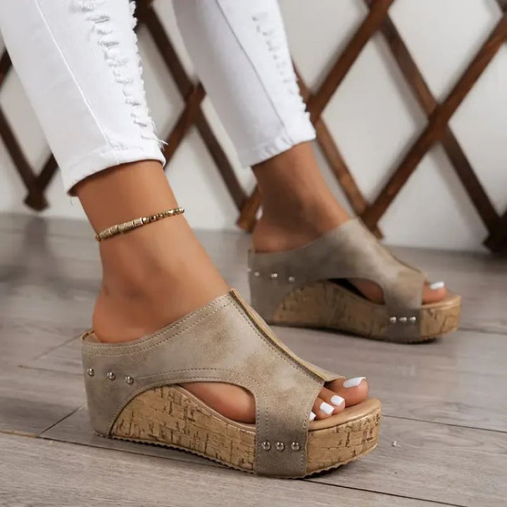 DONA™ | Premium wedge sandals