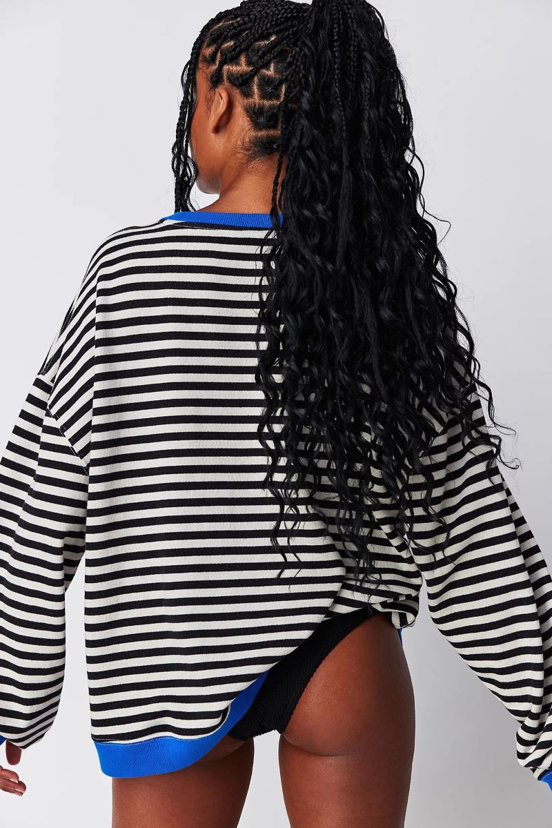 MAGALIE™ | Striped Oversized Sweater