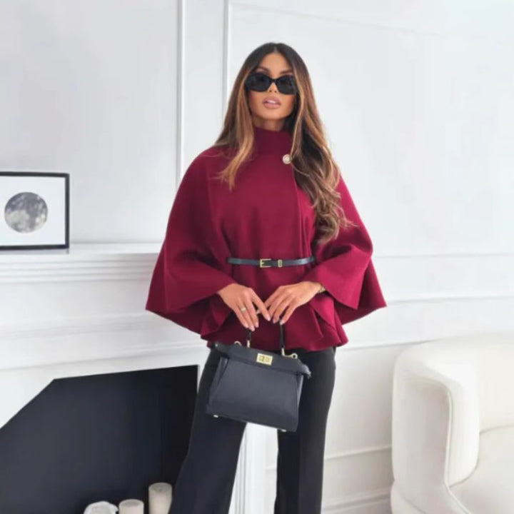 LORETTA™ | Elegant Cape Coat