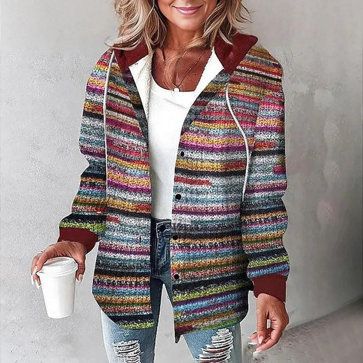 LAURA™ | Stylish Plaid Hoodie Jacket