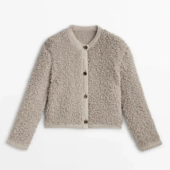 CHRISTELLE™ | Plush knit jacket