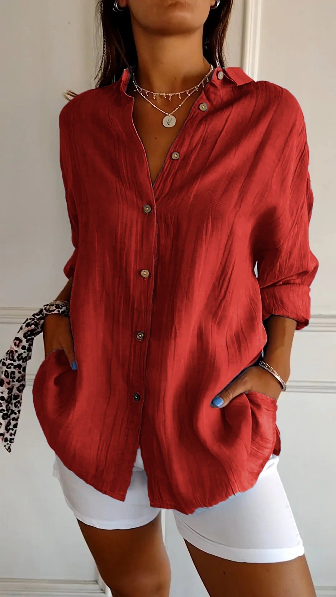 CHARLENE™ | Casual Oversized Blouse