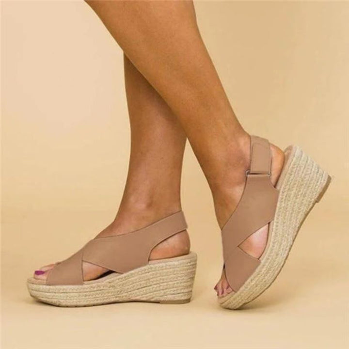 JANELLE™ | Cross-Strap Wedges