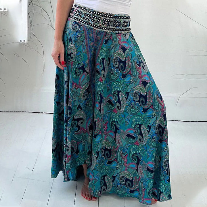 HARPER™ | Printed pants with elastic waist