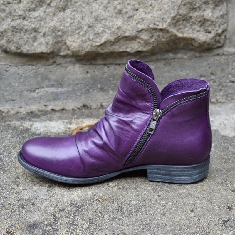 ELLEN™ | Premium Waterproof Leather Boots